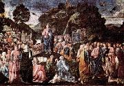 Piero di Cosimo Sermon on the Mount and Healing of the Leper oil on canvas